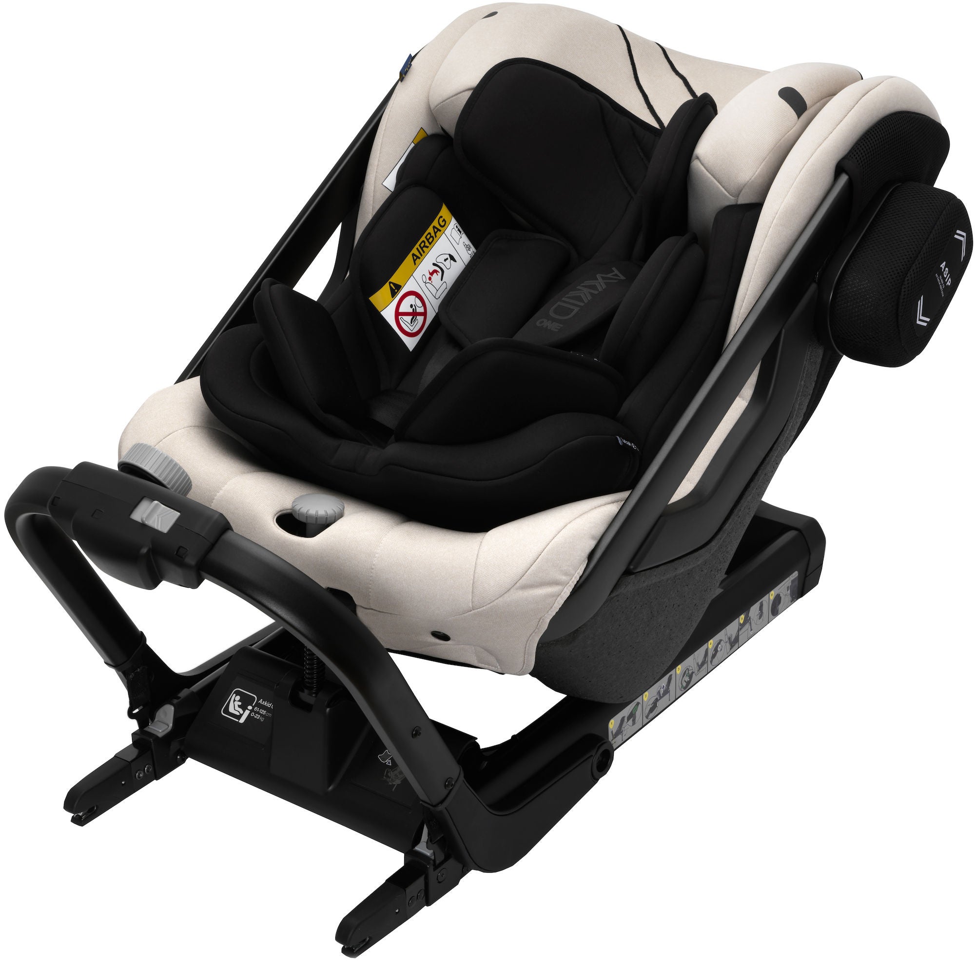 Axkid ONE + Bagudvendt Autostol, Brick Melange Axkid ONE + Bagudvendt Autostol, Brick Melange