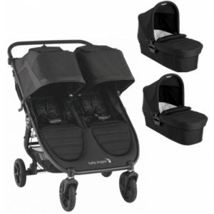 Baby Jogger City Mini GT 2 Double + 2 Prams - Jet