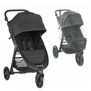 Baby Jogger City Mini GT 2 klapvogn inkl. regnslag - Jet