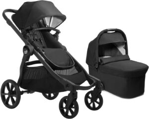 Baby Jogger City Select 2 Tencel Duovogn, Lunar Black, Barnevogn