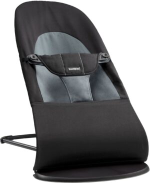 BabyBjörn Balance Soft Skråstol, Sort/Mørkegrå