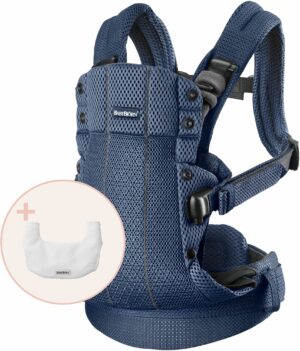 BabyBjörn Harmony Bæresele 3D Mesh inkl. Hagesmæk, Navy Blue