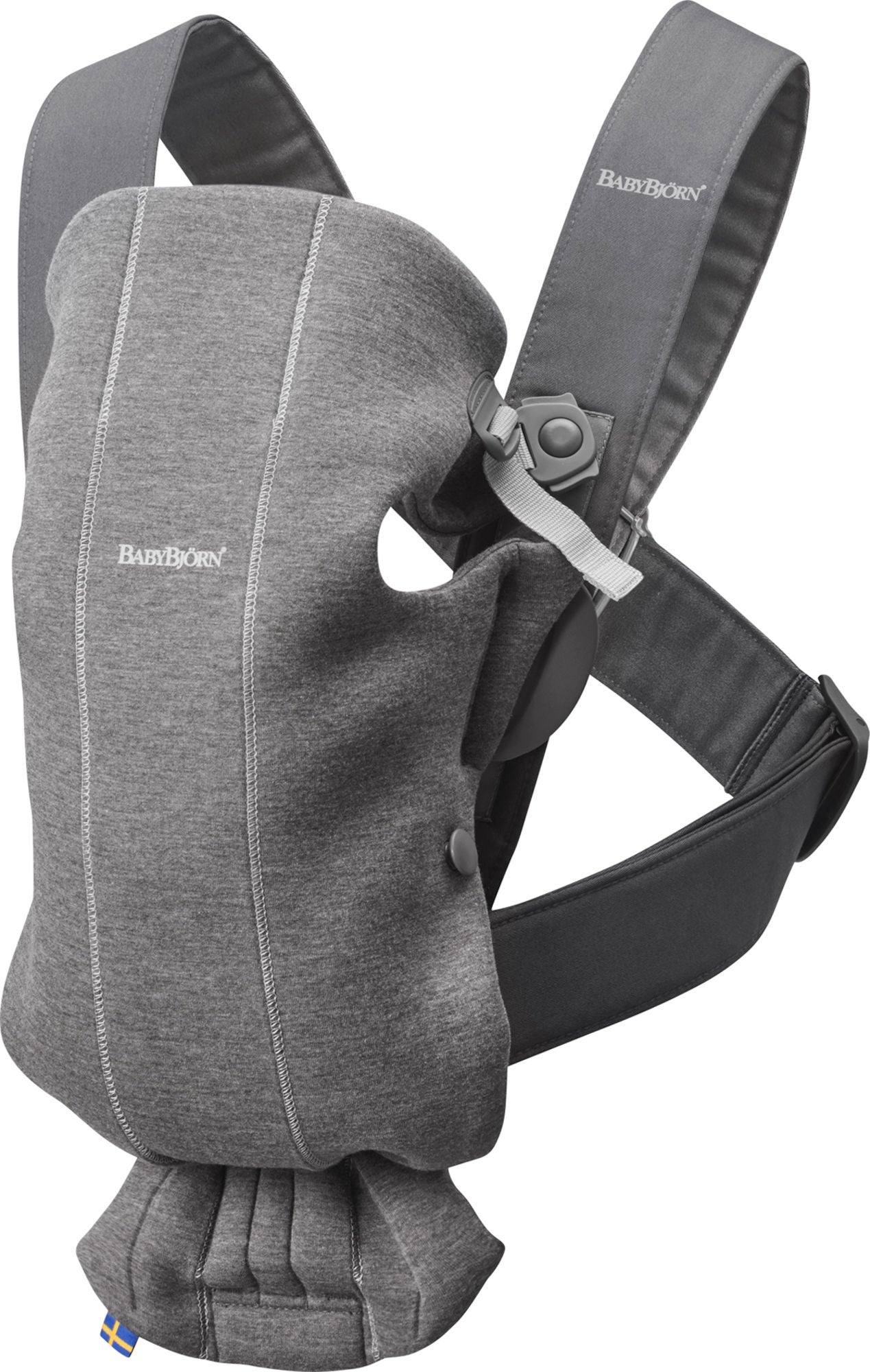 BabyBjörn Mini Bæresele 3D Jersey, Dark grey BabyBjörn Mini Bæresele 3D Jersey, Dark grey