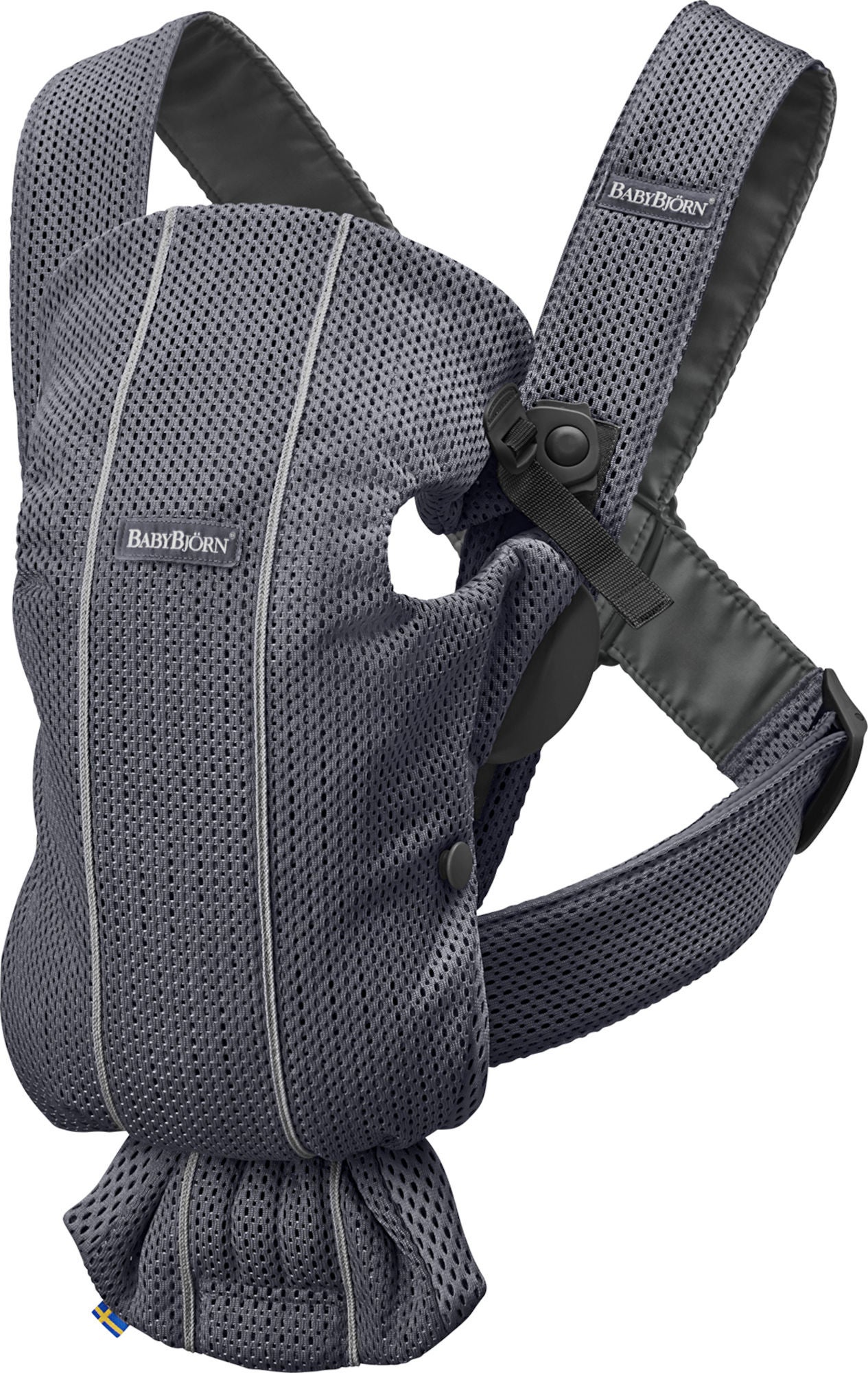 BabyBjörn Mini Bæresele 3D Mesh, Anthracite BabyBjörn Mini Bæresele 3D Mesh, Anthracite