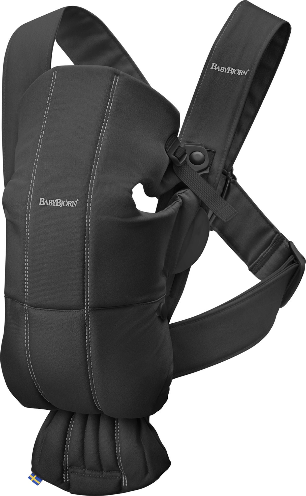 BabyBjörn Mini Bæresele Cotton, Black BabyBjörn Mini Bæresele Cotton, Black