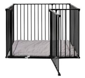 BabyDan OLAF Rectangle kravlegård - sort
