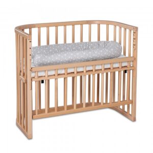 Babybay Comfort co-sleeper Tremmeseng, Natural Varnished