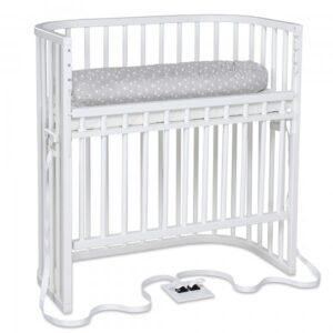 Babybay Comfort co-sleeper Tremmeseng, White Varnished