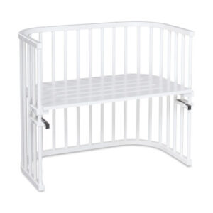 Babybay Maxi Co-sleeper bedside crib - White Varnished