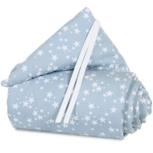 Babybay Pique sengerand til Maxi og Boxspring - Azure/Stars White