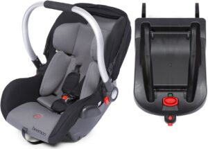 Beemoo Autostol Baby, Grå + ISOFix Base