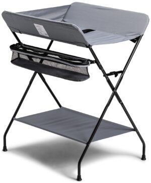 Beemoo Care Sammenfoldeligt Puslebord, Dark Grey