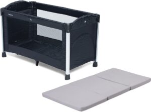 Beemoo Excellence Weekendseng inkl. Madras, Black/Grey Melange