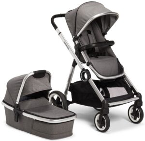 Beemoo Pro Multi Duovogn, Grey Mélange, Barnevogn