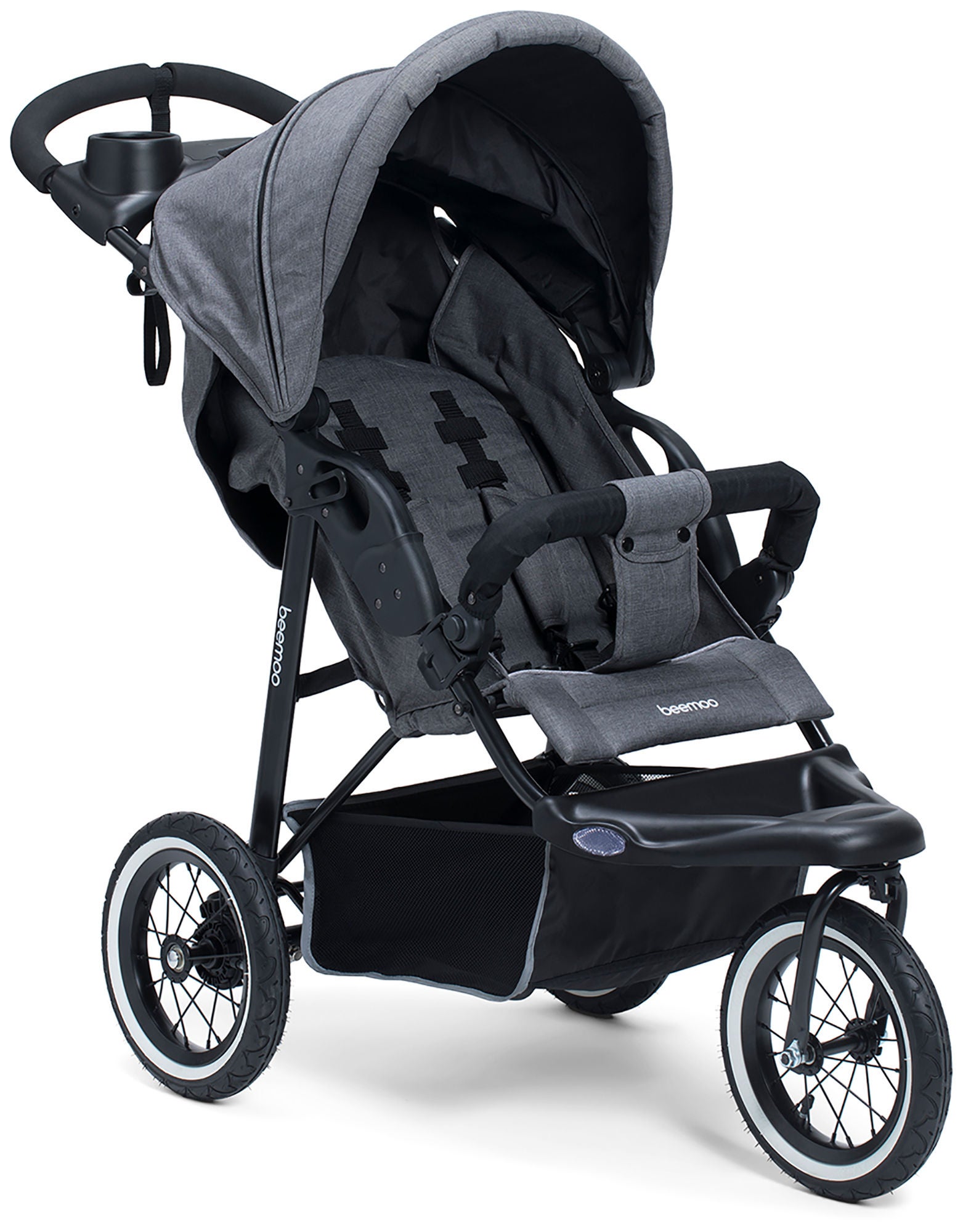 Beemoo Sport City Løbevogn, Grey Melange, Barnevogn Beemoo Sport City Løbevogn, Grey Melange, Barnevogn