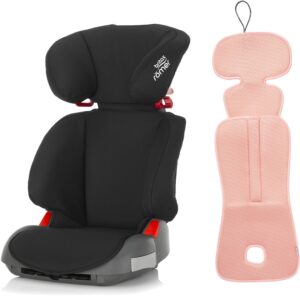 Britax Römer Adventure Autostol inkl. Ventilerende Hynde, Cosmos Black/Mellow Rose