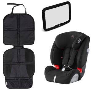 Britax Römer EVOLVA 123 SL SICT Autostol med Bilspejl og Sædebeskytter Lux, Cosmos Black