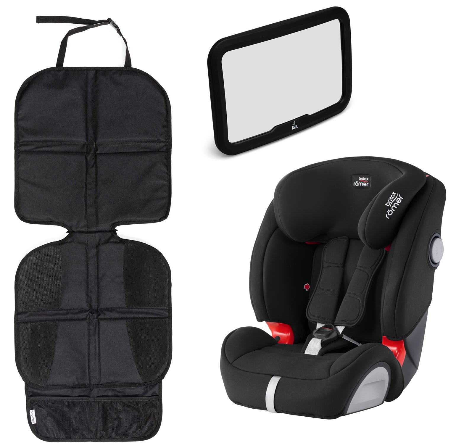 Britax Römer EVOLVA 123 SL SICT Autostol med Bilspejl og Sædebeskytter Lux, Cosmos Black Britax Römer EVOLVA 123 SL SICT Autostol med Bilspejl og Sædebeskytter Lux, Cosmos Black