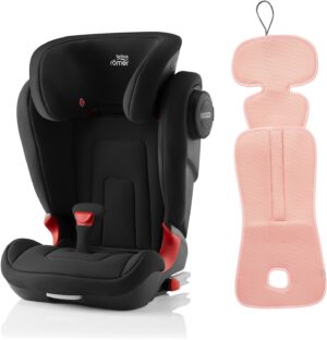 Britax Römer Kidfix 2 S inkl. Ventilerende Hynde, Cosmos Black/Mellow Rose