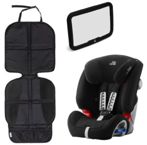 Britax Römer Multi-Tech III Autostol med Bilspejl og Sædebeskytter Lux, Cosmos Black