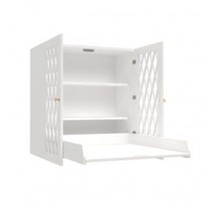 Cam Cam Harlequin væghængt puslebord - Hvid