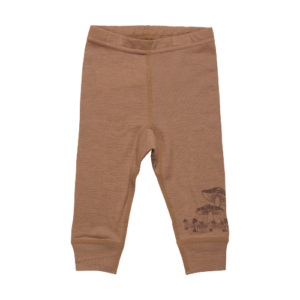 Celavi Leggings i uld - Coca Mocha Melange