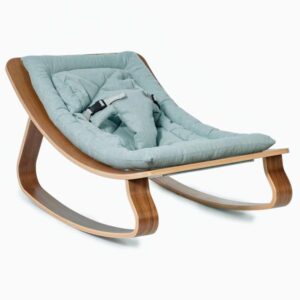 Charlie Crane Levo Skråstol Walnut Aruba Blue