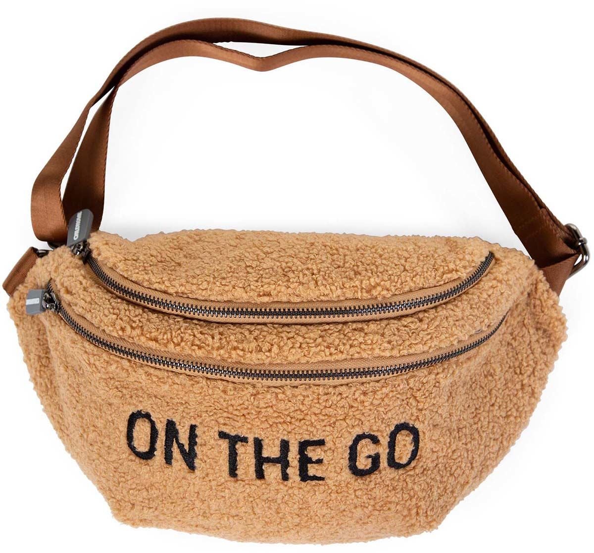 Childhome On The Go Bæltetaske Teddy, Beige Childhome On The Go Bæltetaske Teddy, Beige