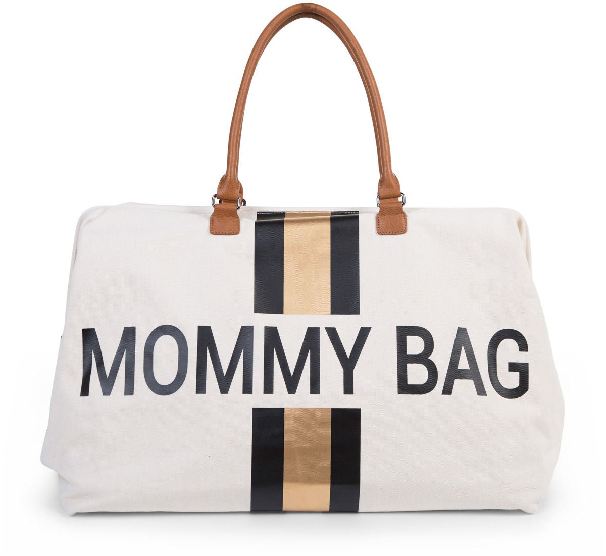 Childhome Pusletaske, Off White Black/Gold Childhome Pusletaske, Off White Black/Gold