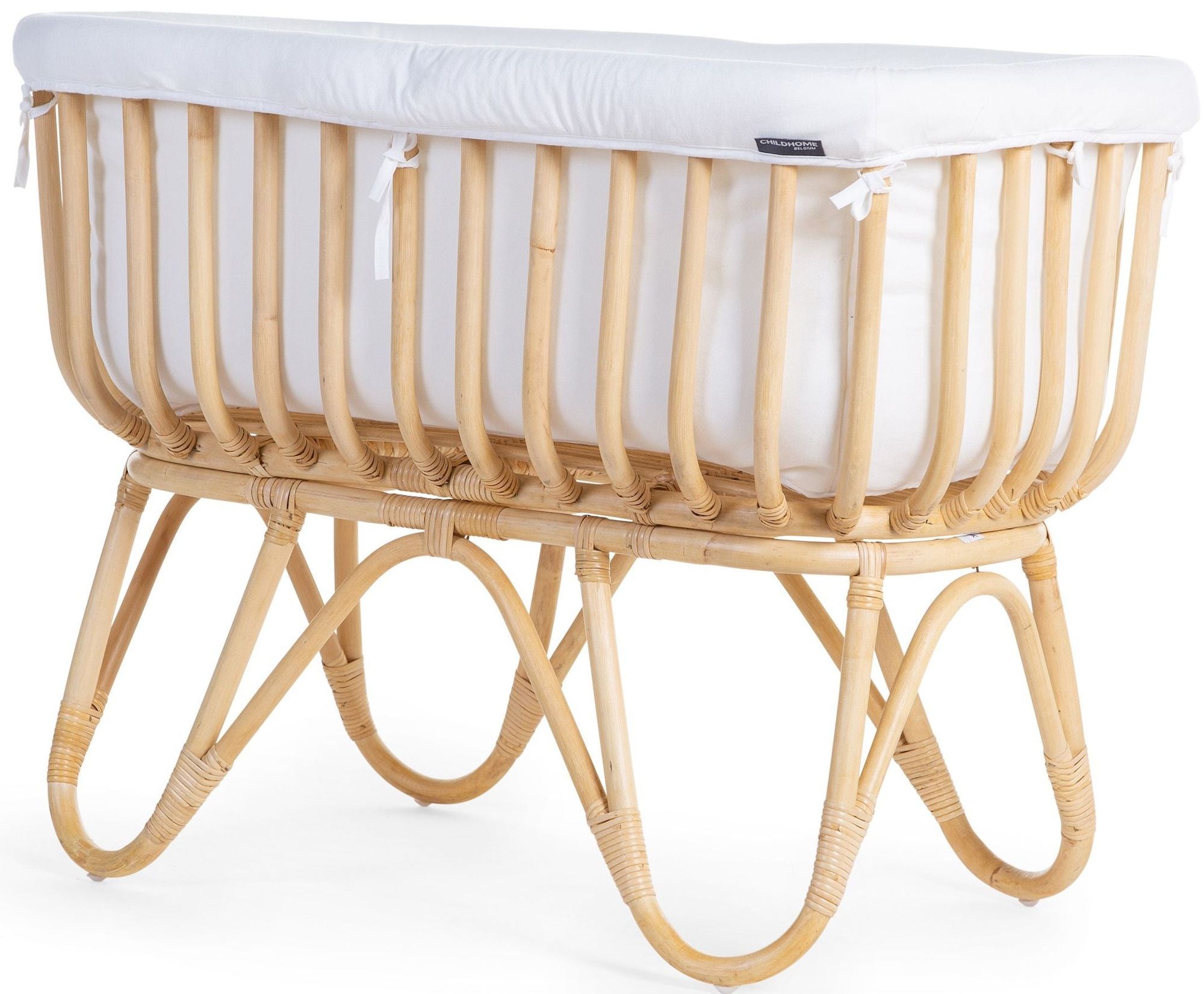 Childhome Sengerand til Vugge Kurveflet, Offwhite Childhome Sengerand til Vugge Kurveflet, Offwhite