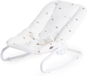 Childhome Swing Skråstol Jersey Hearts, Ecru