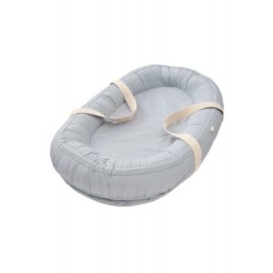 Copenhagen Colors Future babynest & lift – Dusty Blue Stripe Comb