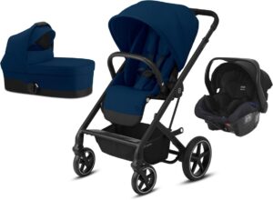 Cybex Balios S Lux Duovogn inkl. Axkid Modukid, Navy Blue, Barnevogn