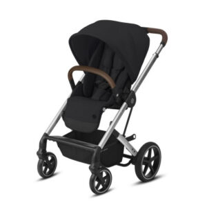 Cybex Balios S lux klapvogn m. sølv stel - Deep Black