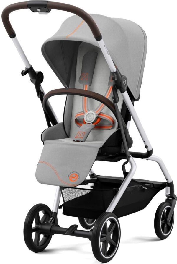 Cybex Easy S Twist+ 2 Klapvogn, Silver/Lava Grey, Barnevogn