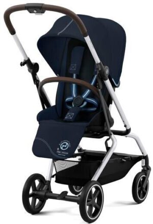 Cybex Easy S Twist+ 2 Klapvogn, Silver/Ocean Blue, Barnevogn