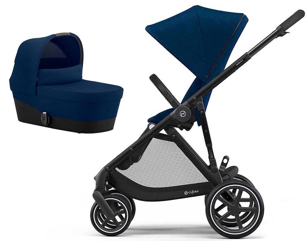 Cybex Gazelle S Duovogn, Black/ Navy Blue, Barnevogn Cybex Gazelle S Duovogn, Black/ Navy Blue, Barnevogn