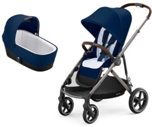 Cybex Gazelle S Duovogn, Taupe/ Navy Blue, Barnevogn
