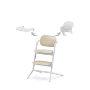 Cybex Lemo højstol 3-i-1 sæt - Sand White