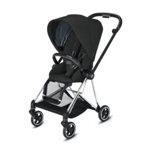 Cybex Mios klapvogn m. chrome stel og sort detaljer - Deep Black