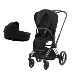 Cybex Priam 2022 2-I-1 Kombivogn - Deep Black