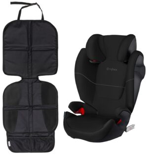 Cybex Solution M-Fix Autostolstol & Sædebeskytter Lux, Pure Black Beskrivning