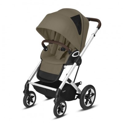 Cybex Talos S Lux Klapvogn silver - Classic Beige Cybex Talos S Lux Klapvogn silver - Classic Beige