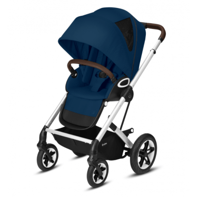 Cybex Talos S Lux klapvogn silver - Navy Blue Cybex Talos S Lux klapvogn silver - Navy Blue
