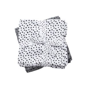 Done By Deer - Happy dots svøb 2-pack - Grey