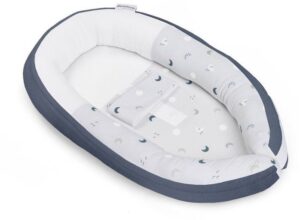 Doomoo Babynest Måne, Blå