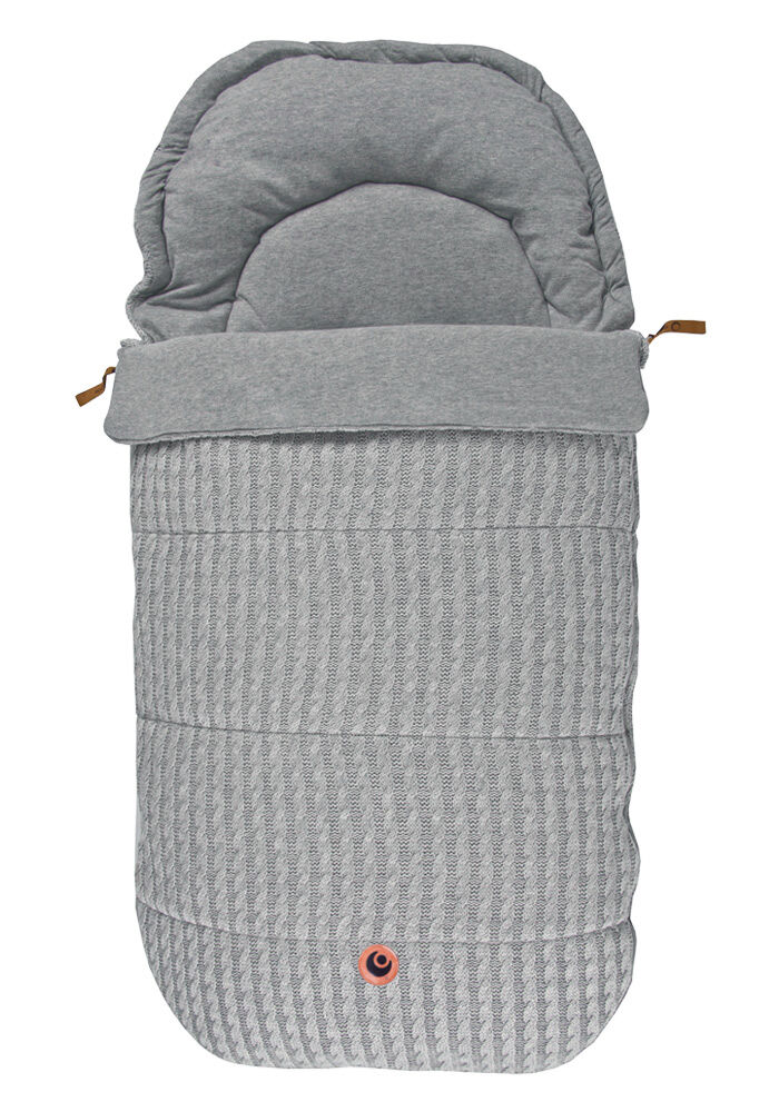 Easygrow Grandma old kørepose - grey melange Easygrow Grandma old kørepose - grey melange