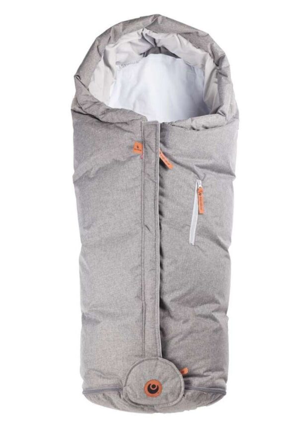 Easygrow Kørepose Hood Norse - Grey Melange