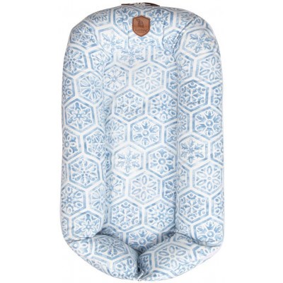 EcoViking organic babynest - Mediterranean Blue EcoViking organic babynest - Mediterranean Blue