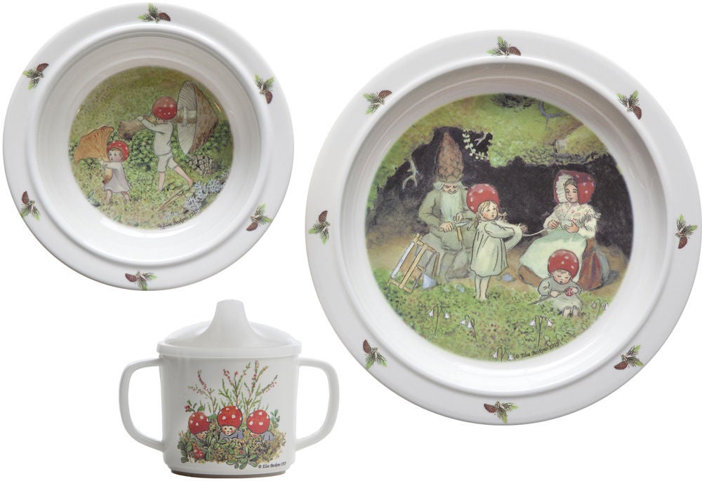 Elsa Beskow Tomtebobarnen Børneservice i 3 dele Elsa Beskow Tomtebobarnen Børneservice i 3 dele